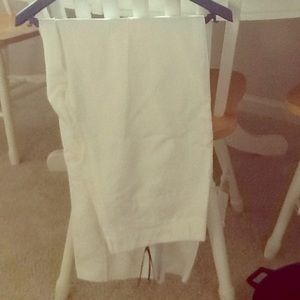 Off white trouser pants from banana republic